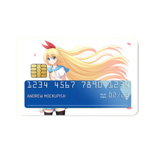 Load image into Gallery viewer, Nisekoi Chitoge Kirisaki Credit Card Skins (4-in-1 Pack)