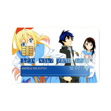 Load image into Gallery viewer, Nisekoi Chitoge Kirisaki, Kosaki Onodera Credit Card Skins (4-in-1 Pack)