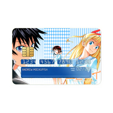 Load image into Gallery viewer, Nisekoi Chitoge Kirisaki, Kosaki Onodera Credit Card Skins (4-in-1 Pack)