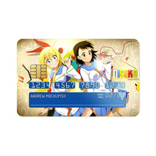 Load image into Gallery viewer, Nisekoi Chitoge Kirisaki, Kosaki Onodera Credit Card Skins (4-in-1 Pack)