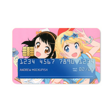 Load image into Gallery viewer, Nisekoi Chitoge Kirisaki, Kosaki Onodera Credit Card Skins (4-in-1 Pack)