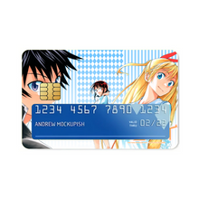 Load image into Gallery viewer, Nisekoi Chitoge Kirisaki, Kosaki Onodera Credit Card Skins (4-in-1 Pack)