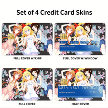 Load image into Gallery viewer, Nisekoi Chitoge Kirisaki, Kosaki Onodera, Marika Tachibana Credit Card Skins (4-in-1 Pack)