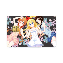 Load image into Gallery viewer, Nisekoi Chitoge Kirisaki, Kosaki Onodera, Marika Tachibana Credit Card Skins (4-in-1 Pack)