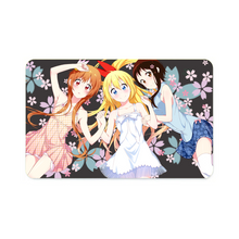 Load image into Gallery viewer, Nisekoi Chitoge Kirisaki, Kosaki Onodera, Marika Tachibana Credit Card Skins (4-in-1 Pack)