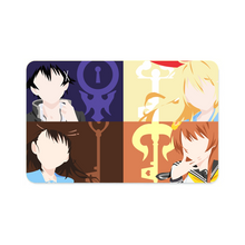 Load image into Gallery viewer, Nisekoi Chitoge Kirisaki, Kosaki Onodera, Marika Tachibana Credit Card Skins (4-in-1 Pack)