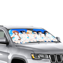 Load image into Gallery viewer, Nisekoi Chitoge Kirisaki, Kosaki Onodera, Seishirou Tsugumi, Marika Tachibana, Ruri Miyamoto Car Sunshade