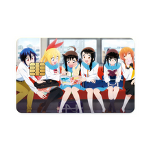 Load image into Gallery viewer, Nisekoi Chitoge Kirisaki, Kosaki Onodera, Seishirou Tsugumi, Marika Tachibana, Ruri Miyamoto Credit Card Skins (4-in-1 Pack)