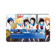 Load image into Gallery viewer, Nisekoi Chitoge Kirisaki, Kosaki Onodera, Seishirou Tsugumi, Marika Tachibana, Ruri Miyamoto Credit Card Skins (4-in-1 Pack)