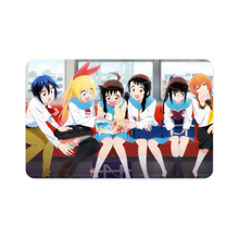Load image into Gallery viewer, Nisekoi Chitoge Kirisaki, Kosaki Onodera, Seishirou Tsugumi, Marika Tachibana, Ruri Miyamoto Credit Card Skins (4-in-1 Pack)