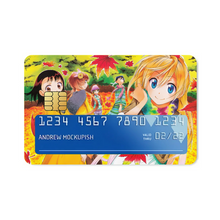 Load image into Gallery viewer, Nisekoi Chitoge Kirisaki, Kosaki Onodera, Seishirou Tsugumi, Marika Tachibana, Ruri Miyamoto Credit Card Skins (4-in-1 Pack)