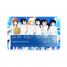 Load image into Gallery viewer, Nisekoi Chitoge Kirisaki, Kosaki Onodera, Seishirou Tsugumi, Marika Tachibana, Ruri Miyamoto Credit Card Skins (4-in-1 Pack)