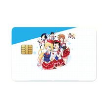 Load image into Gallery viewer, Nisekoi Chitoge Kirisaki, Kosaki Onodera, Seishirou Tsugumi, Marika Tachibana, Shuu Maiko Credit Card Skins (4-in-1 Pack)