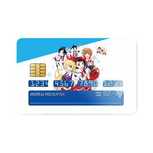 Load image into Gallery viewer, Nisekoi Chitoge Kirisaki, Kosaki Onodera, Seishirou Tsugumi, Marika Tachibana, Shuu Maiko Credit Card Skins (4-in-1 Pack)