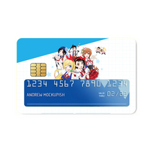 Load image into Gallery viewer, Nisekoi Chitoge Kirisaki, Kosaki Onodera, Seishirou Tsugumi, Marika Tachibana, Shuu Maiko Credit Card Skins (4-in-1 Pack)