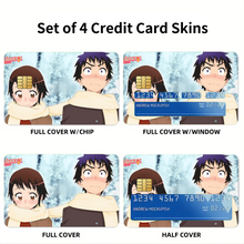 Load image into Gallery viewer, Nisekoi Kosaki Onodera Credit Card Skins (4-in-1 Pack)