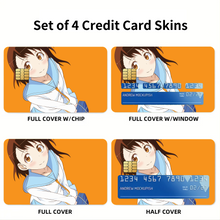 Load image into Gallery viewer, Nisekoi Kosaki Onodera Credit Card Skins (4-in-1 Pack)