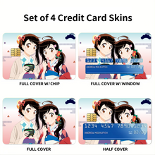 Load image into Gallery viewer, Nisekoi Kosaki Onodera Credit Card Skins (4-in-1 Pack)