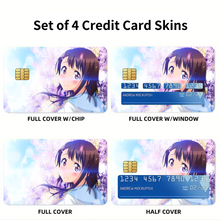 Load image into Gallery viewer, Nisekoi Kosaki Onodera Credit Card Skins (4-in-1 Pack)