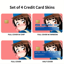 Load image into Gallery viewer, Nisekoi Kosaki Onodera Credit Card Skins (4-in-1 Pack)