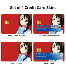 Load image into Gallery viewer, Nisekoi Kosaki Onodera Credit Card Skins (4-in-1 Pack)