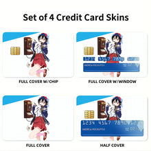 Load image into Gallery viewer, Nisekoi Seishirou Tsugumi Credit Card Skins (4-in-1 Pack)