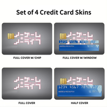 Load image into Gallery viewer, No Game No Life Credit Card Skins (4-in-1 Pack)