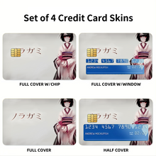 Load image into Gallery viewer, Noragami Nora, Noragami Credit Card Skins (4-in-1 Pack)