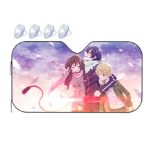 Load image into Gallery viewer, Noragami Yato, Yukine, Hiyori Iki, Noragami Car Sunshade