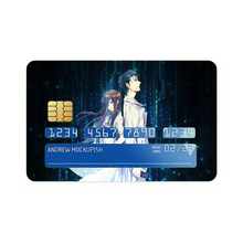 Load image into Gallery viewer, Okabe and Kurisu Credit Card Skins (4-in-1 Pack)