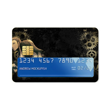 Load image into Gallery viewer, Okabe and Kurisu Credit Card Skins (4-in-1 Pack)