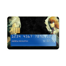 Load image into Gallery viewer, Okabe and Kurisu Credit Card Skins (4-in-1 Pack)