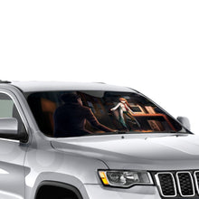 Load image into Gallery viewer, Okabe and Kurisu Time Jump  Car Sunshade