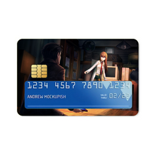 Load image into Gallery viewer, Okabe and Kurisu Time Jump Credit Card Skins (4-in-1 Pack)
