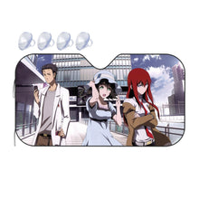 Load image into Gallery viewer, Okabe, Kurisu & Mayuri Car Sunshade