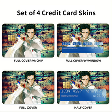 Load image into Gallery viewer, Okabe Rintarou Credit Card Skins (4-in-1 Pack)