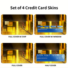 Load image into Gallery viewer, On the Edge! Credit Card Skins (4-in-1 Pack)