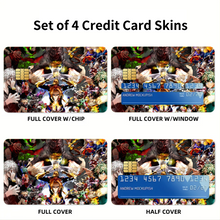 Load image into Gallery viewer, One for All and All for One Credit Card Skins (4-in-1 Pack)