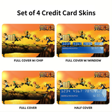 Load image into Gallery viewer, One Piece Monkey D. Luffy, Roronoa Zoro, Sanji, Nami, Usopp Credit Card Skins (4-in-1 Pack)