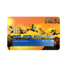 Load image into Gallery viewer, One Piece Monkey D. Luffy, Roronoa Zoro, Sanji, Nami, Usopp Credit Card Skins (4-in-1 Pack)