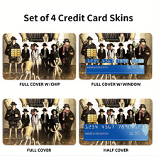 Load image into Gallery viewer, One Piece Monkey D. Luffy, Roronoa Zoro, Sanji, Nico Robin, Tony Tony Chopper Credit Card Skins (4-in-1 Pack)
