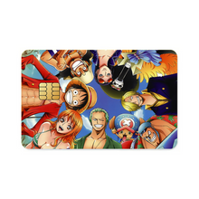 Load image into Gallery viewer, One Piece Monkey D. Luffy, Roronoa Zoro, Sanji, Nico Robin, Tony Tony Chopper Credit Card Skins (4-in-1 Pack)