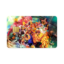 Load image into Gallery viewer, One Piece Monkey D. Luffy, Roronoa Zoro, Sanji, Nico Robin, Tony Tony Chopper Credit Card Skins (4-in-1 Pack)