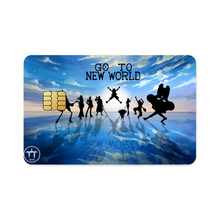 Load image into Gallery viewer, One Piece Monkey D. Luffy, Roronoa Zoro, Sanji, Nico Robin, Tony Tony Chopper Credit Card Skins (4-in-1 Pack)