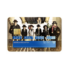 Load image into Gallery viewer, One Piece Monkey D. Luffy, Roronoa Zoro, Sanji, Nico Robin, Tony Tony Chopper Credit Card Skins (4-in-1 Pack)