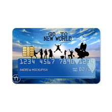 Load image into Gallery viewer, One Piece Monkey D. Luffy, Roronoa Zoro, Sanji, Nico Robin, Tony Tony Chopper Credit Card Skins (4-in-1 Pack)