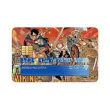 Load image into Gallery viewer, One Piece Monkey D. Luffy, Roronoa Zoro, Sanji, Tony Tony Chopper, Usopp Credit Card Skins (4-in-1 Pack)