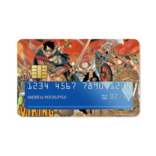 Load image into Gallery viewer, One Piece Monkey D. Luffy, Roronoa Zoro, Sanji, Tony Tony Chopper, Usopp Credit Card Skins (4-in-1 Pack)