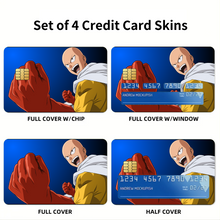 Load image into Gallery viewer, One-Punch Man Credit Card Skins (4-in-1 Pack)