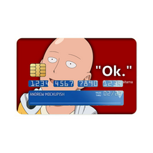Load image into Gallery viewer, One Punch Man Saitama - Ok Credit Card Skins (4-in-1 Pack)